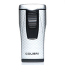 Colibri - Jet Lighter - Monaco - Silver Carbon Fiber Print - The Cave