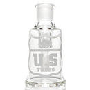 US Tubes - Dry Catcher - 18mm 90° - White Highway Outline - The Cave