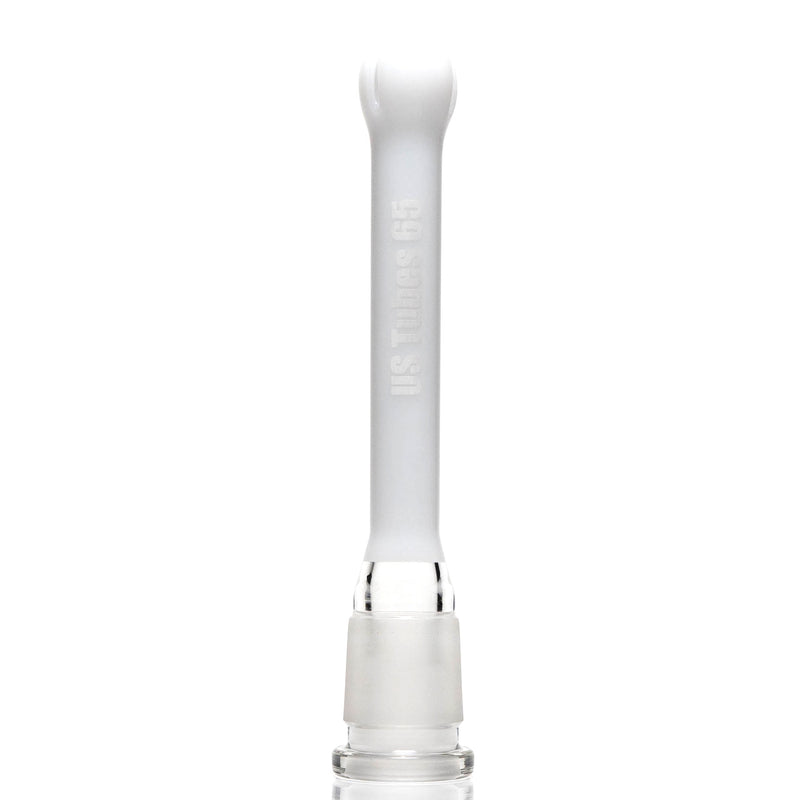 US Tubes - 29/18mm Female 3 Slit Downstem 6.5" - White - The Cave