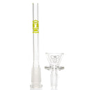 US Tubes - 10" Beaker 32x5 - Lime Green Highway Outline - The Cave