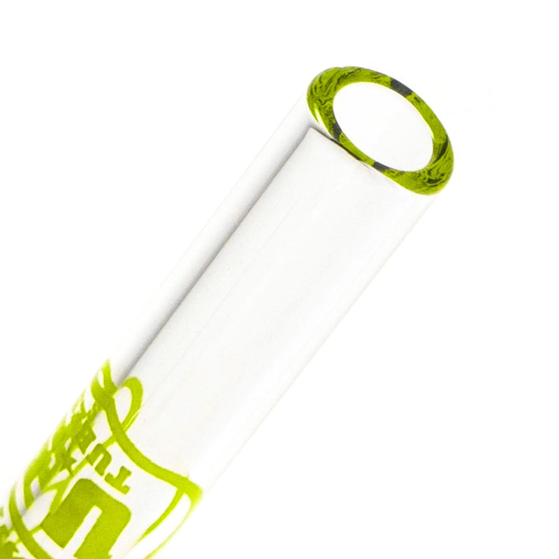 US Tubes - 10" Beaker 32x5 - Lime Green Highway Outline - The Cave