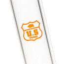 US Tubes - 10" Beaker 32x5 - Orange Highway Outline - The Cave
