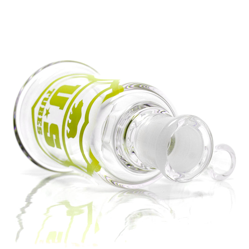 US Tubes - Dry Catcher - 18mm 90° - Lime Green Highway Outline - The Cave
