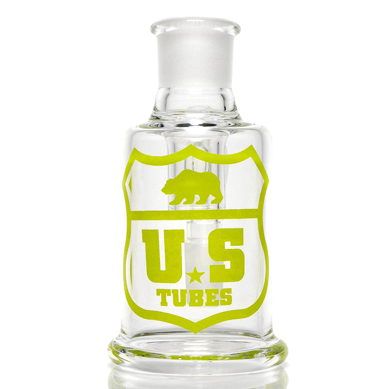 US Tubes - Dry Catcher - 18mm 90° - Lime Green Highway Outline - The Cave