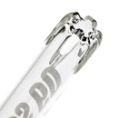 US Tubes - 18/14mm Female 5 Slit Downstem 6.0" - Clear w/ Orange Label - The Cave