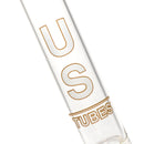 US Tubes - 14" Beaker 50x5 - Constriction - Brown Vertical Label - The Cave