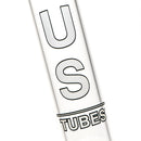 US Tubes - 14" Beaker 50x5 - Constriction - Grey Vertical Label - The Cave