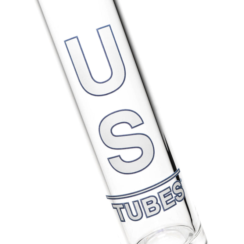 US Tubes - 14" Beaker 50x5 - Constriction - Purple Vertical Label - The Cave