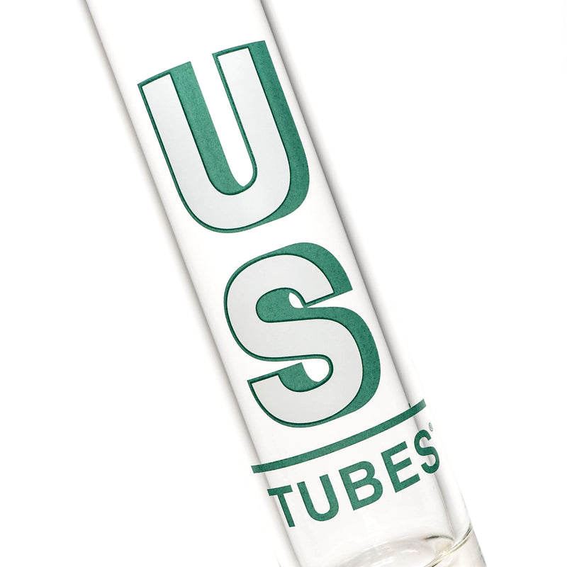 US Tubes - 14" Beaker 50x5 - Constriction - Teal Shadow Label - The Cave