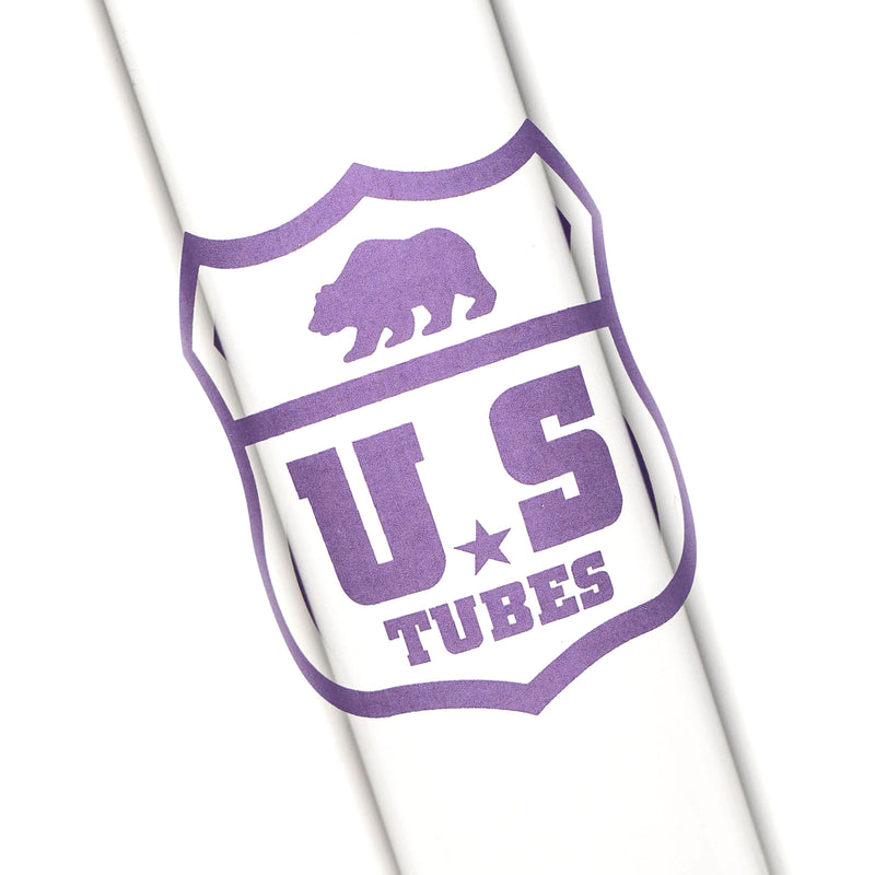 US Tubes - 14" Beaker 50x5 - Constriction - Purple Highway Outline - The Cave