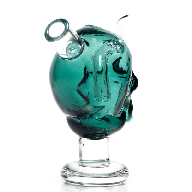 Shooters - Mini Skull Rollie Bubbler - Teal - The Cave